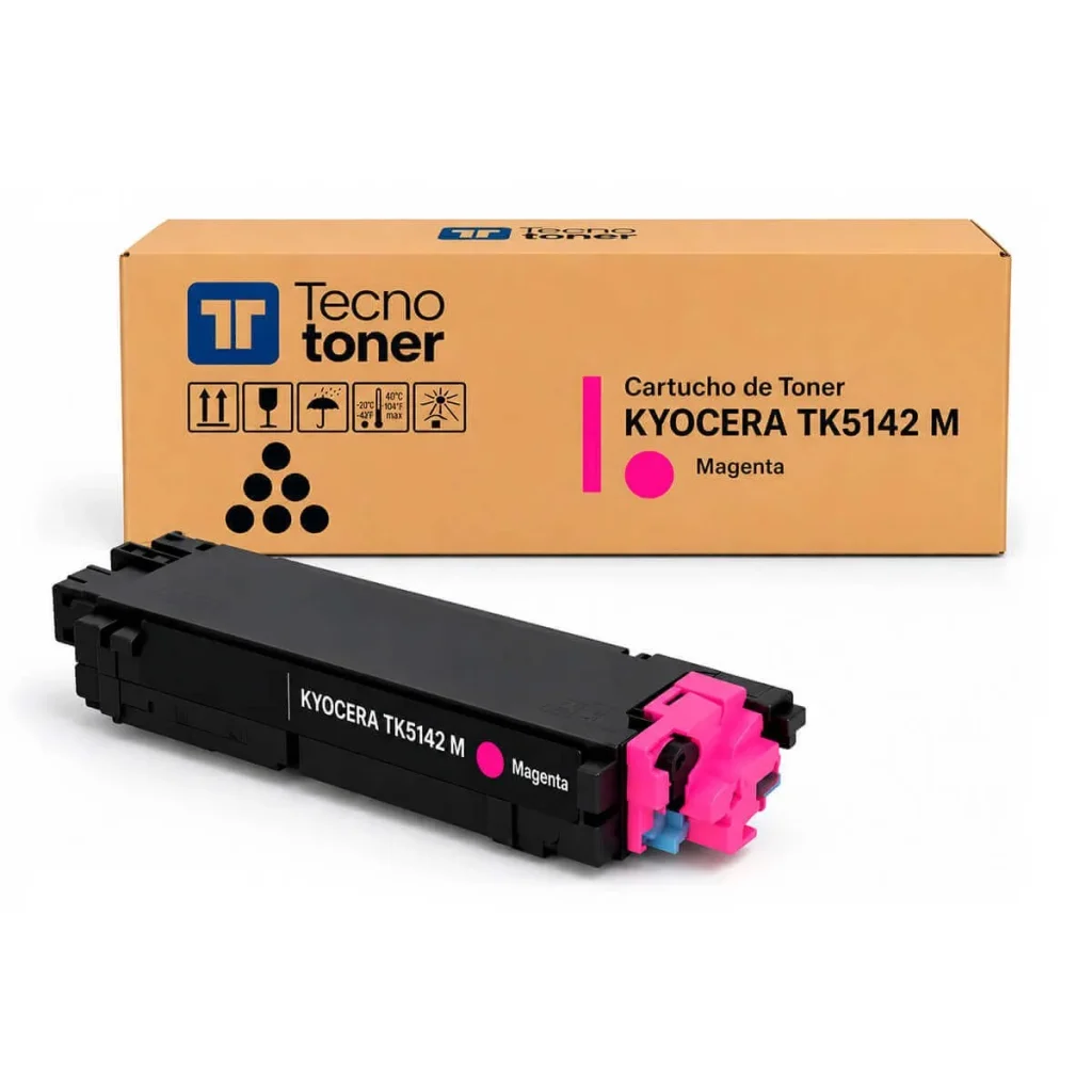 Toner compatível Kyocera TK-5142M TK5142 magenta 5.000 páginas