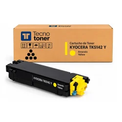 Toner Compatível Kyocera TK-5142Y TK5142 Amarelo 5.000 Páginas — H&H Suprimentos Corporativos