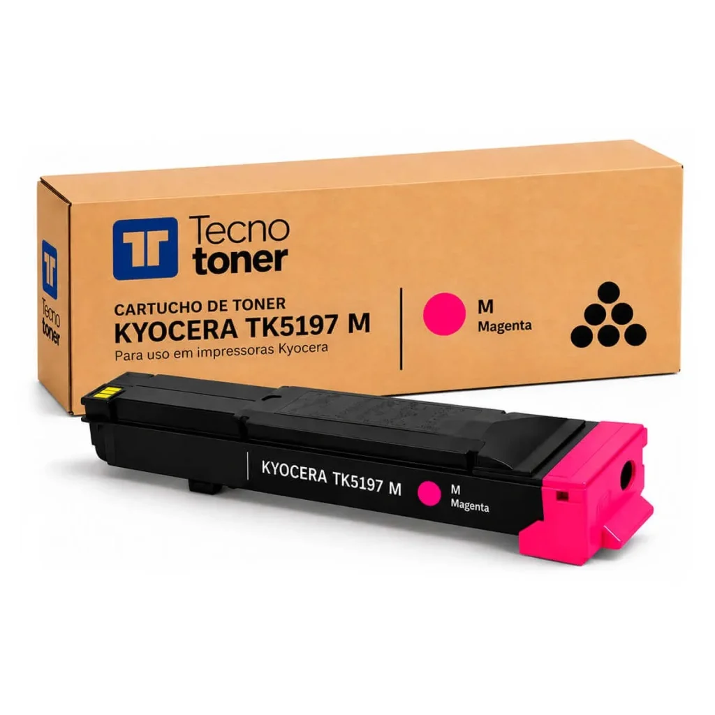 Toner compatível Kyocera TK-5197M TK5197 magenta 7.000 páginas