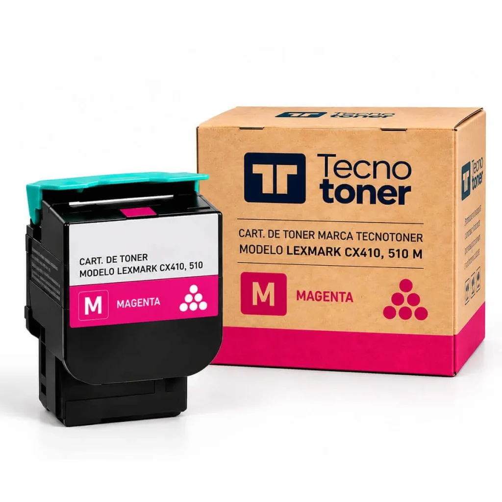 Toner compatível Lexmark 808SM 80C8SM0 magenta 2.000 páginas