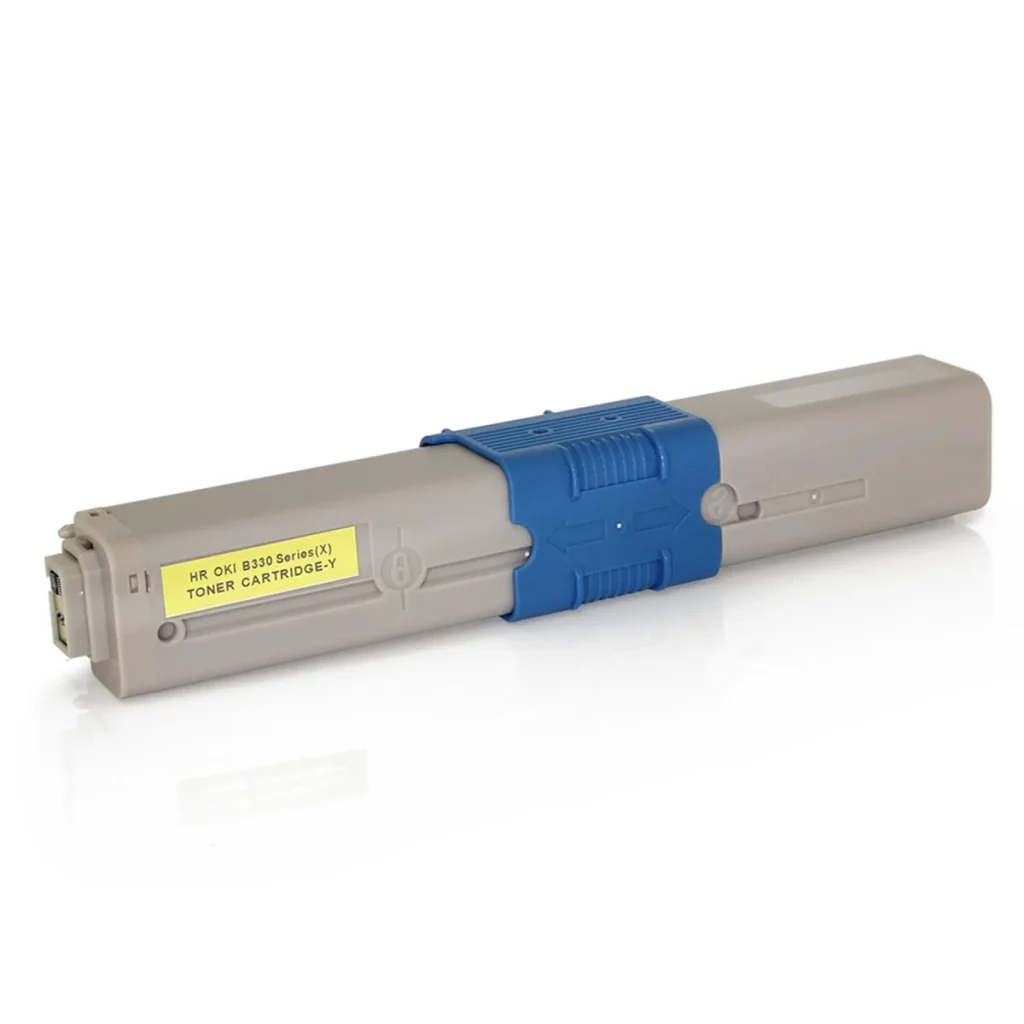 Toner compatível okidata 469701 469704 amarelo 3.000 páginas