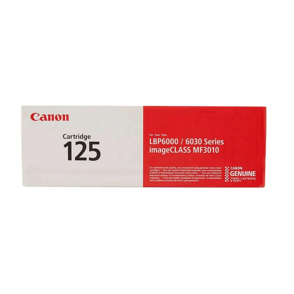 Toner original Canon 125 3484B001AA preto 1.600 páginas
