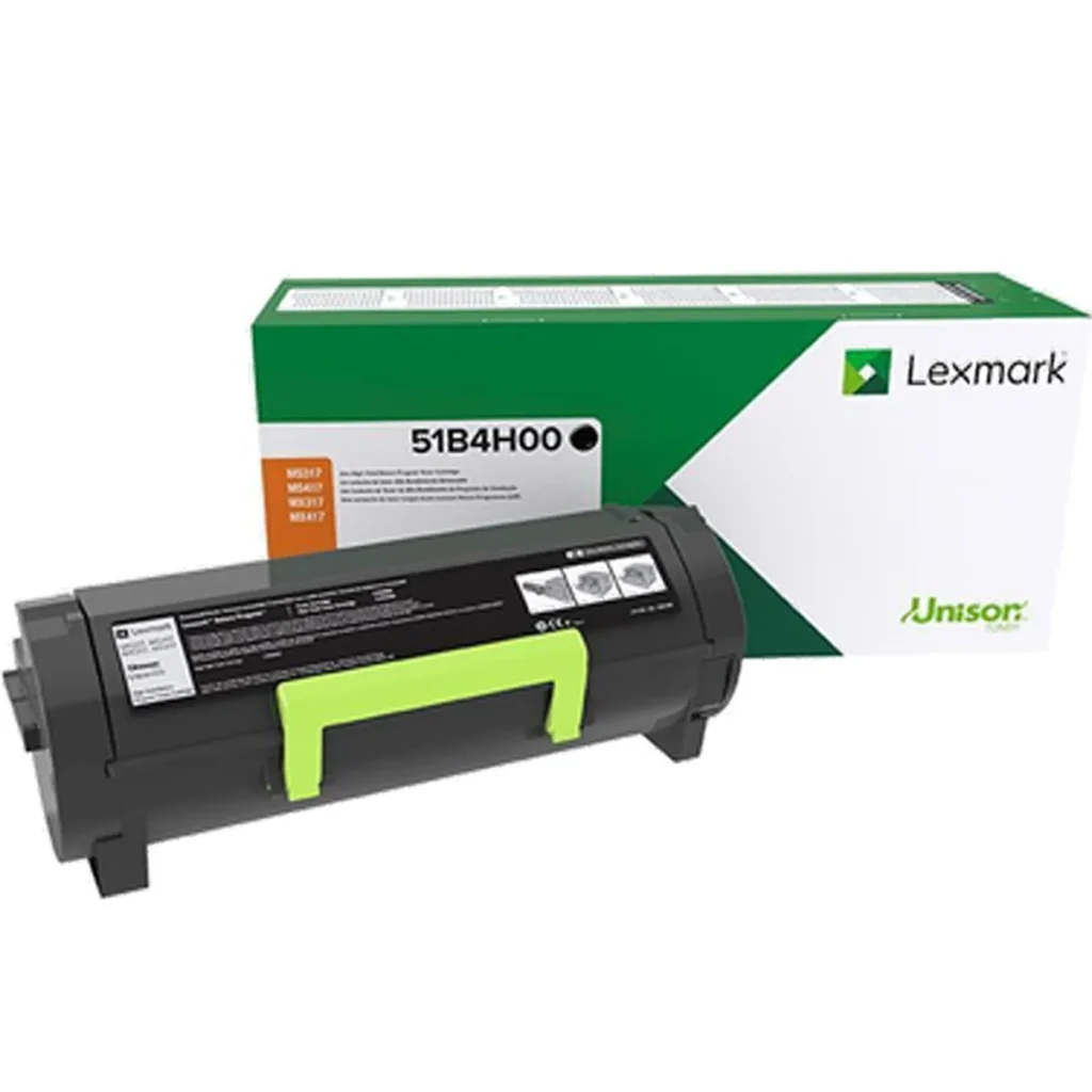 Toner original Lexmark 51B4H00 preto 8.500 páginas