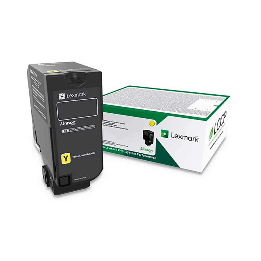 Toner original Lexmark 71C8XY0 amarelo 12.500 páginas