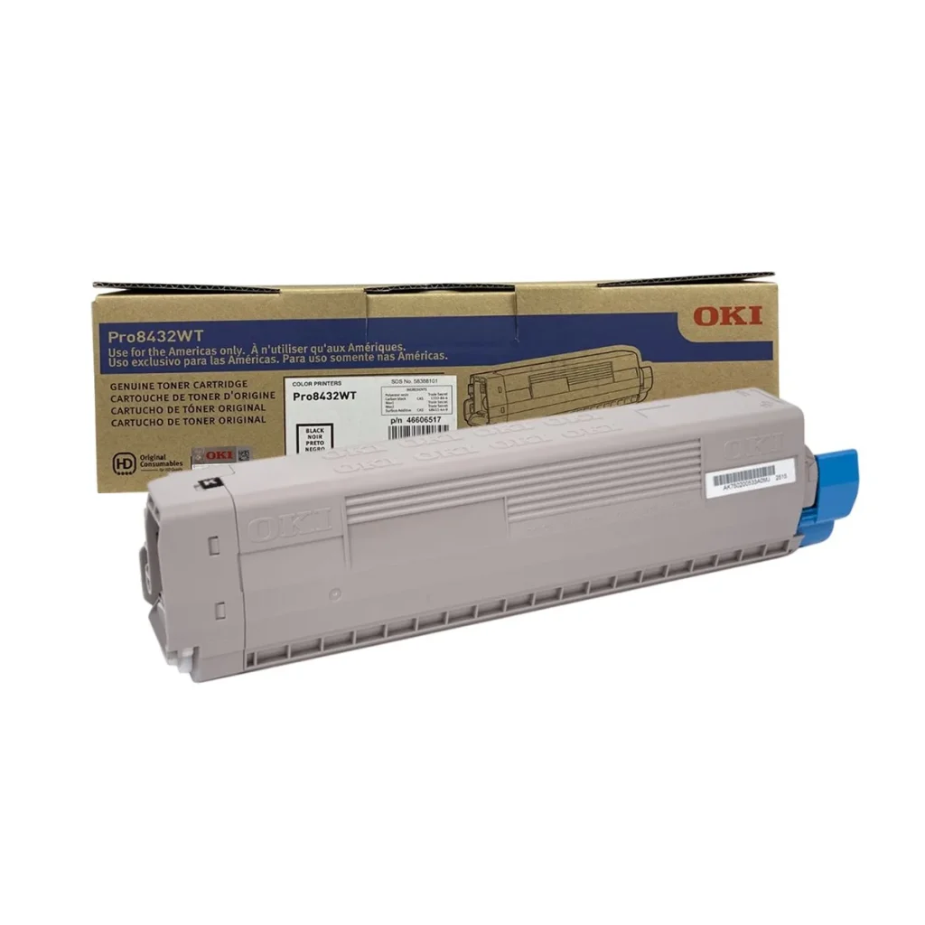 Toner original okidata PRO8432WT 46606504 preto 8.500 páginas