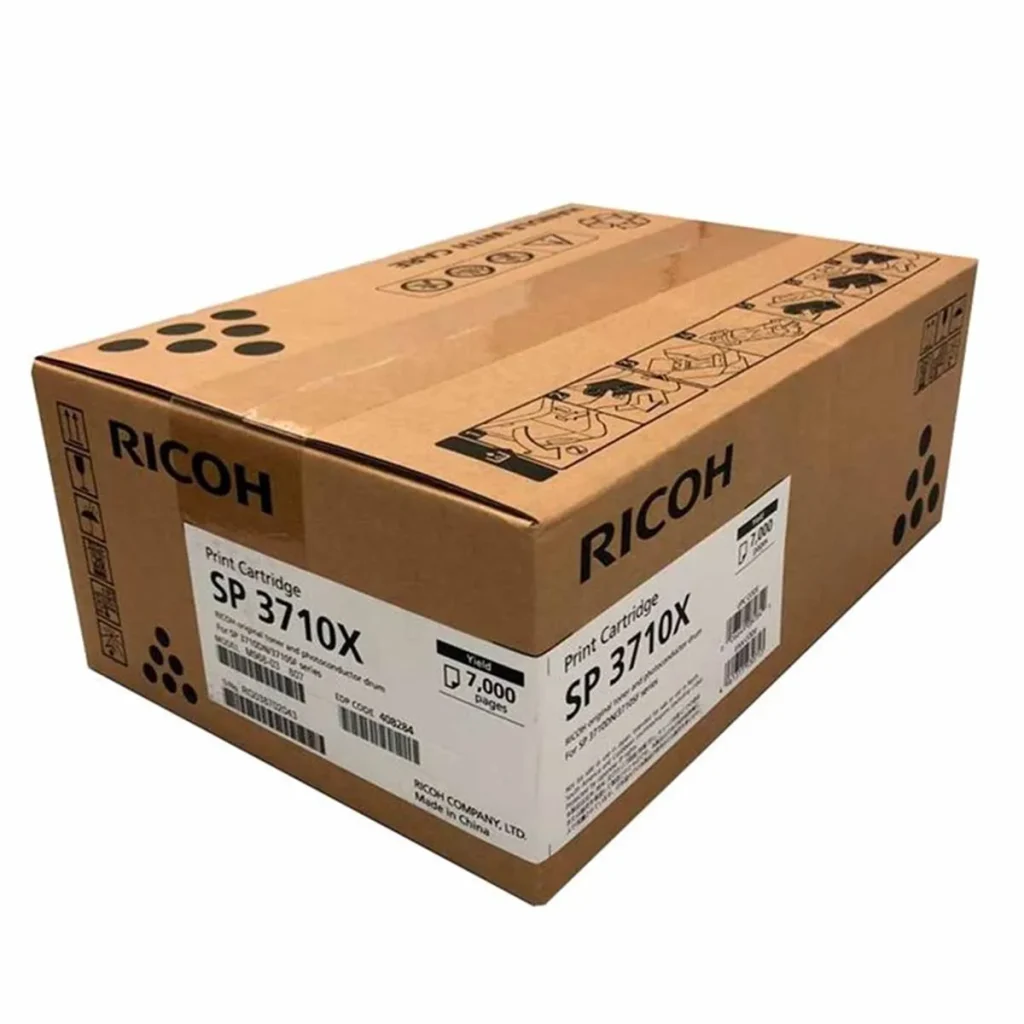 Toner original Ricoh 408284 preto 7.000 páginas