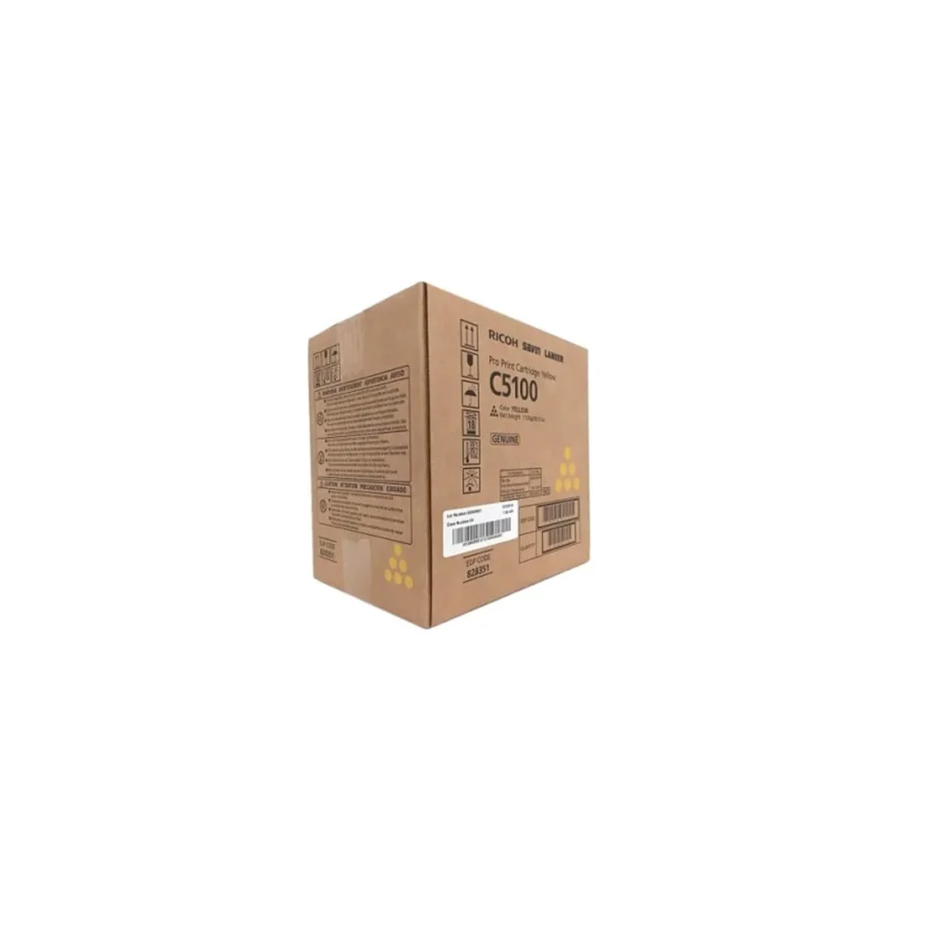 Toner original Ricoh C5100s C5110s 828351 amarelo 30.000 páginas