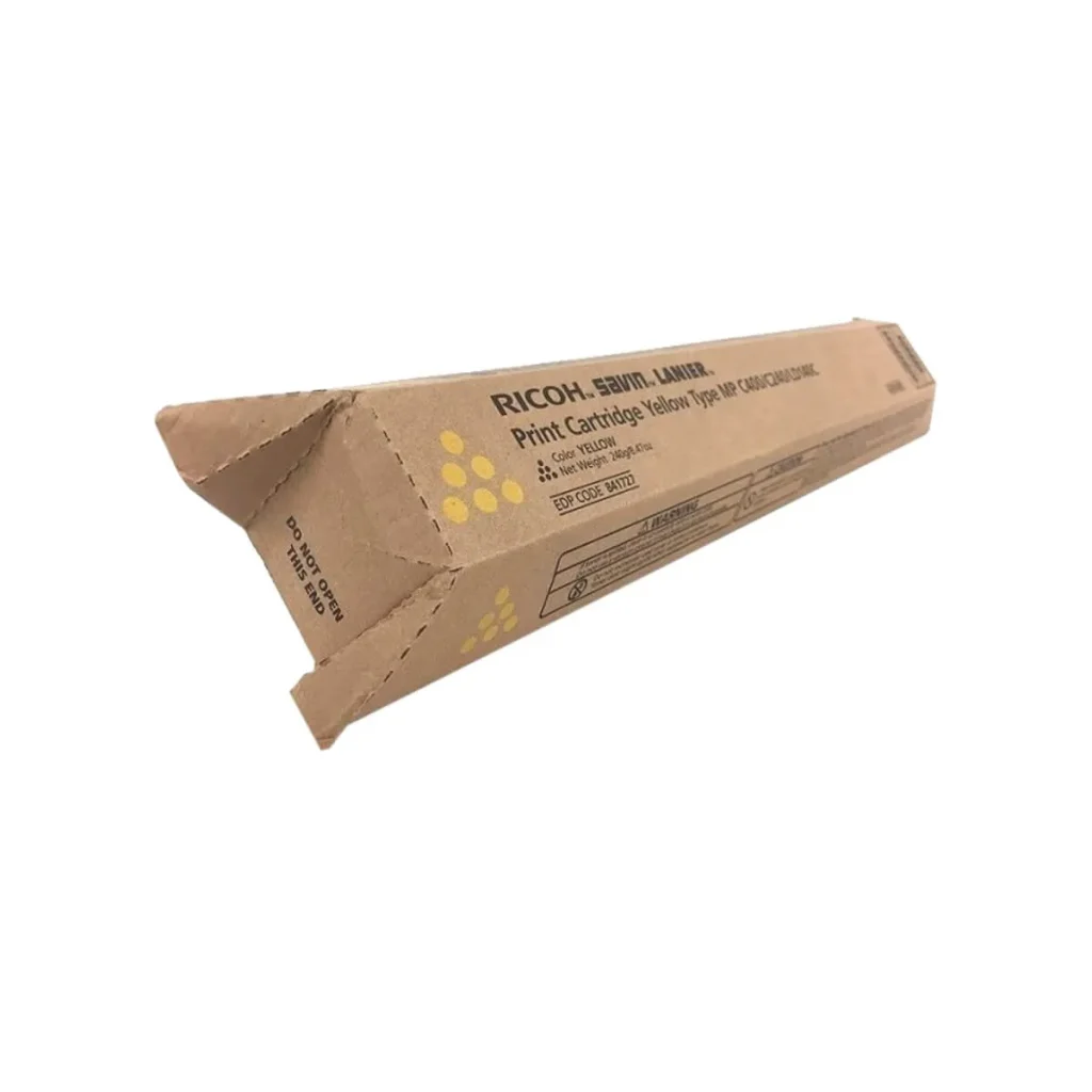 Toner original Ricoh mp C300 C400 C401 amarelo 10.000 páginas