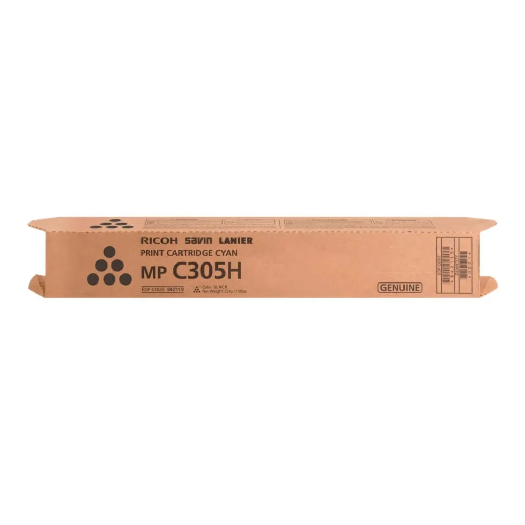 Toner original Ricoh mp C305 842119 preto 12.000 páginas