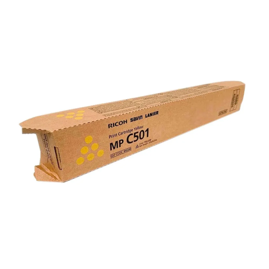Toner original Ricoh mp C501SP 842246 amarelo 12.000 páginas