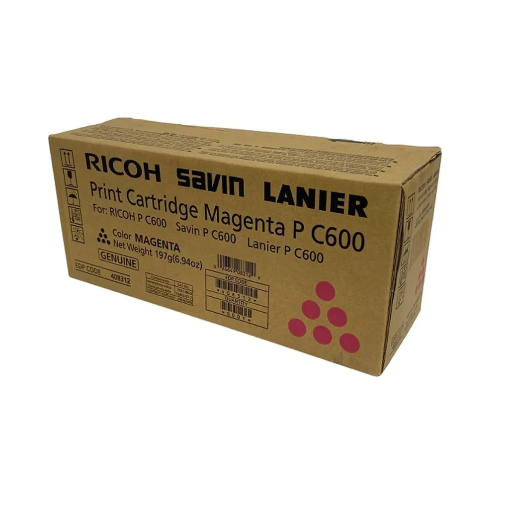 Toner original Ricoh p C600 magenta 12.000 páginas