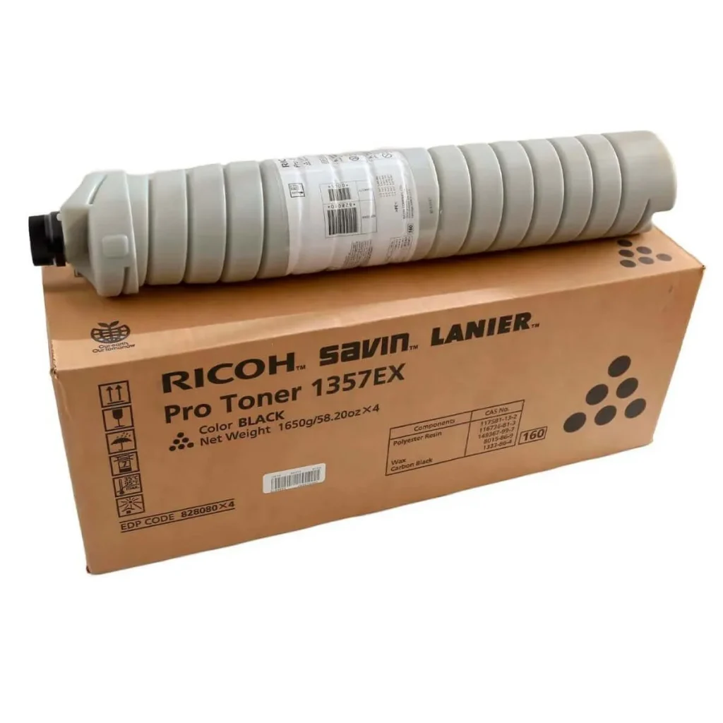 Toner original Ricoh Pro 1357EX 828080 preto 60.000 páginas