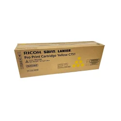 Toner Original Ricoh Pro C651EX C751 828186 Amarelo 48.500 Páginas — H&H Suprimentos Corporativos