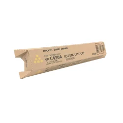 Toner Original Ricoh SP C430DN C431DN C440DN 821302 Amarelo 21.000 Páginas — H&H Suprimentos Corporativos