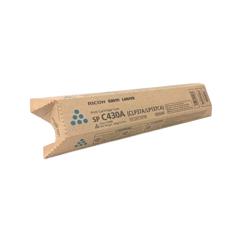 Toner original Ricoh SP C430DN C431DN C440DN 821304 ciano 21.000 páginas