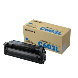 Toner Original Samsung CLT-C603L Ciano 10.000 Páginas — H&H Suprimentos Corporativos