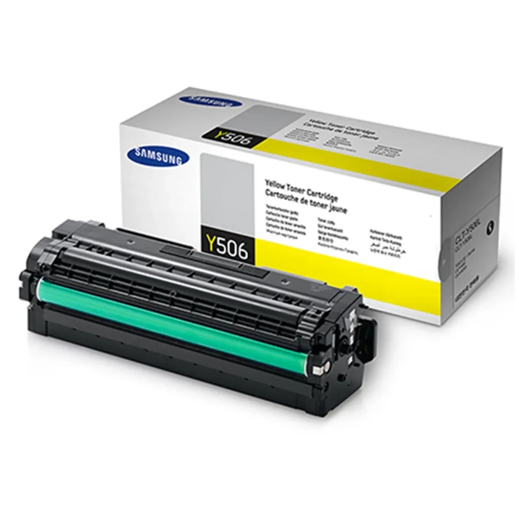 Toner original Samsung CLT-Y506L amarelo 3.500 páginas