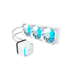 Water Cooler Gigabyte Eagle 360 ICE 360 mm ARGB Intel e AMD Branco — H&H Suprimentos Corporativos