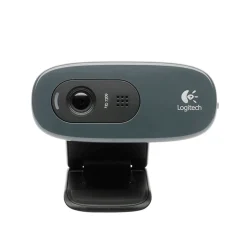 Webcam Logitech C270 HD 720p USB Preta — H&H Suprimentos Corporativos